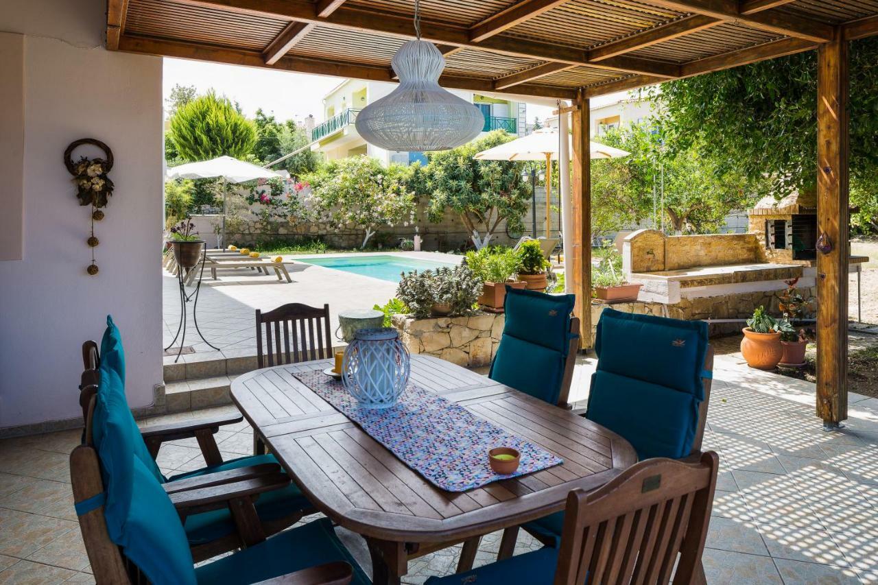 Carpe Diem-Luxury Villa With Private Pool Agia Paraskevi  Esterno foto